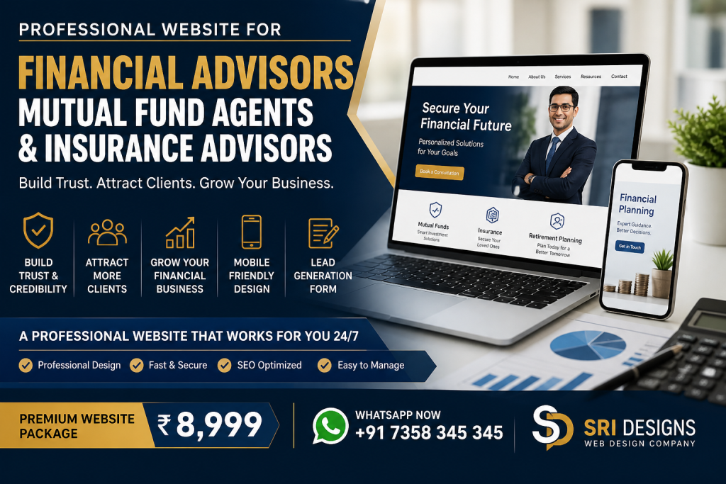 Website for Financial Advisors